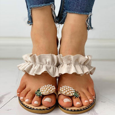 Pineapple Toe Ring Sandals