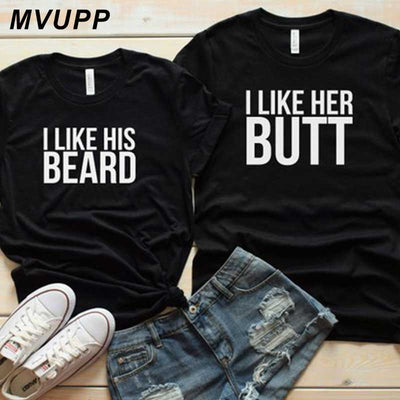 His Beard & Her Butt T-shirts