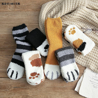 Cute Cat Claw Socks